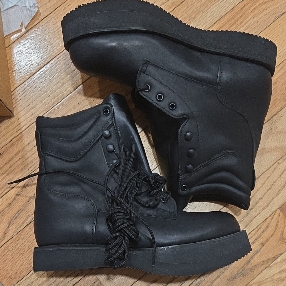 Black Combat Boots